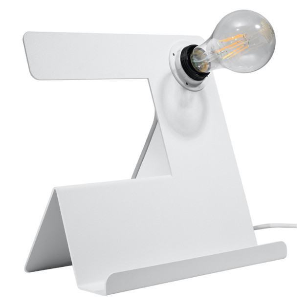 Lampe de table Coraana blanc