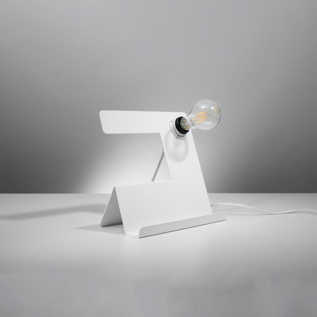 Lampe de table Coraana blanc