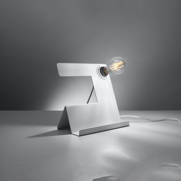 Lampe de table Coraana blanc