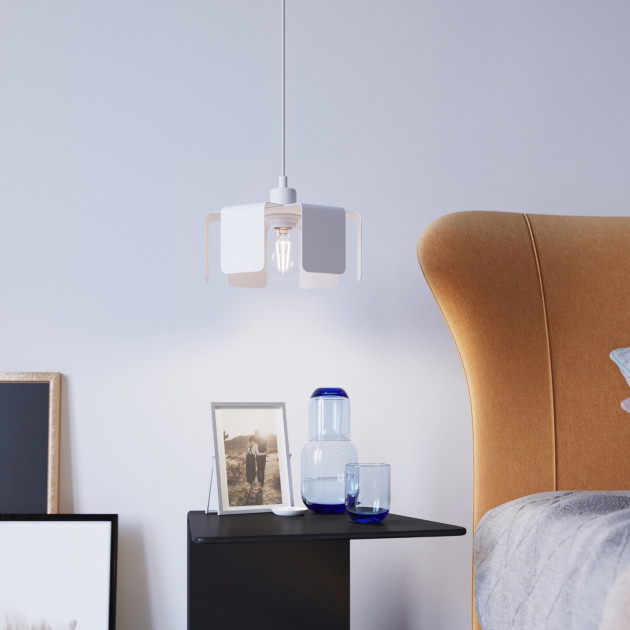 Lampe de table Coraana blanc