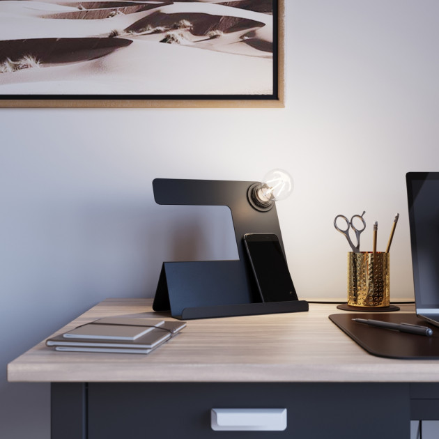 Lampe de table Coraana noir