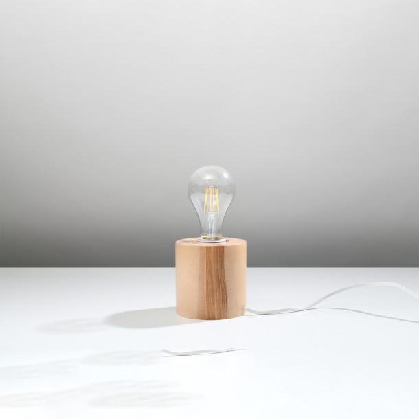 Lampe à poser Elyaoar bois