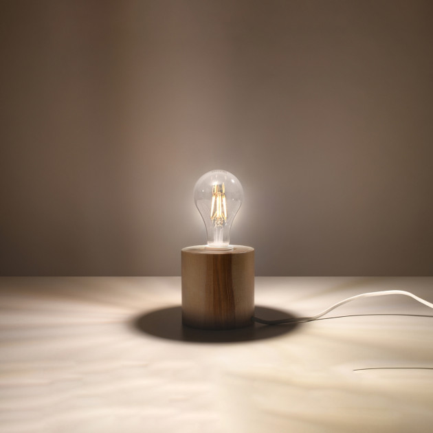 Lampe à poser Elyaoar bois