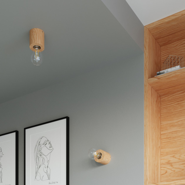Lampe à poser Elyaoar bois