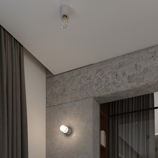 Lampe à poser Elyaoar béton