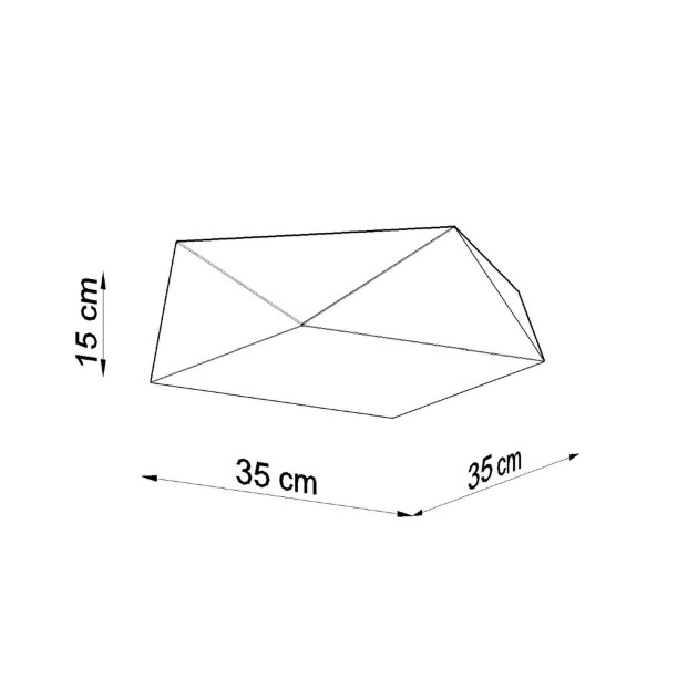 Plafonnier Calaea 35 blanc