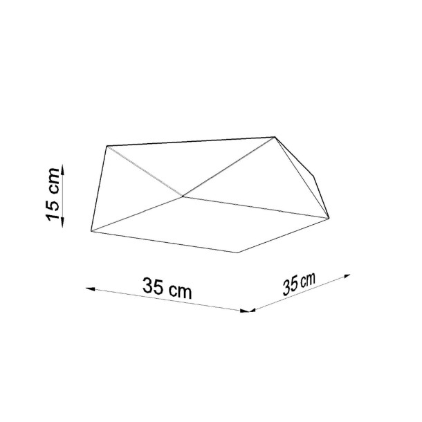 Plafonnier Calaea 35 blanc