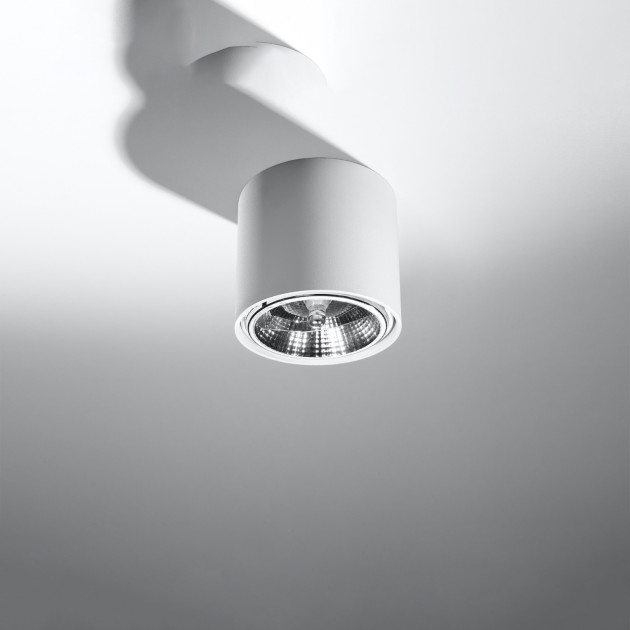 Plafonnier Elyaila blanc