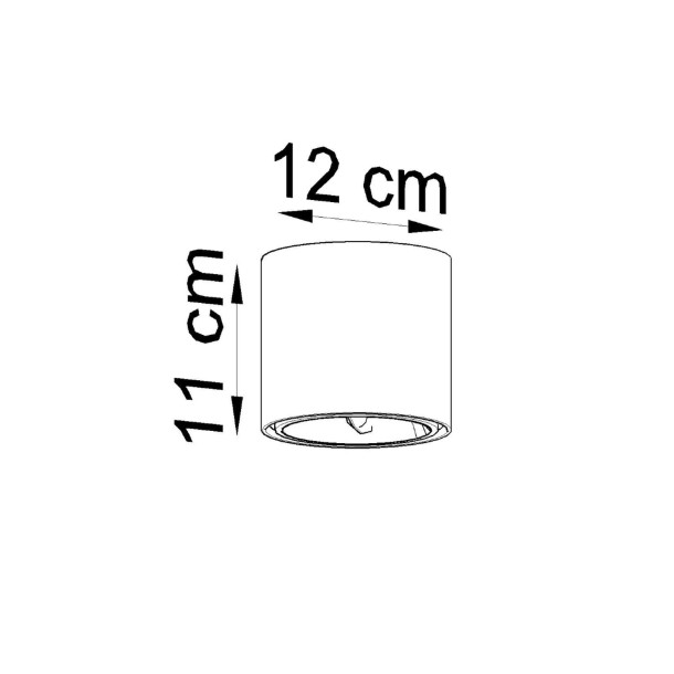 Plafonnier Elyaila blanc