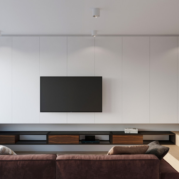 Plafonnier Elyaila blanc