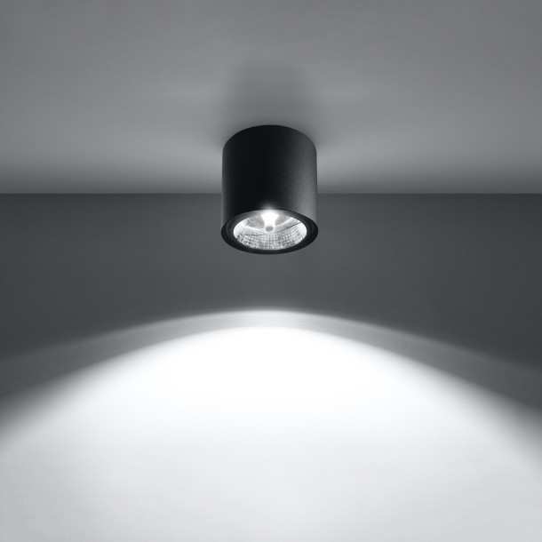 Plafonnier Elyaila noir
