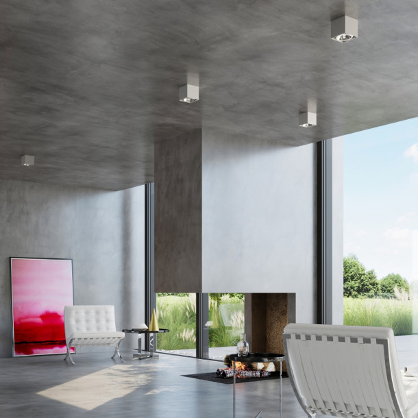 Plafonnier Lumoor gris