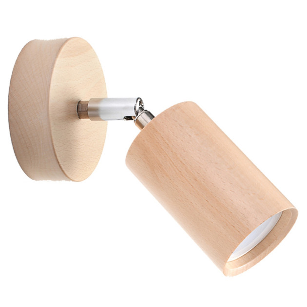 Applique Elyor en bois naturel