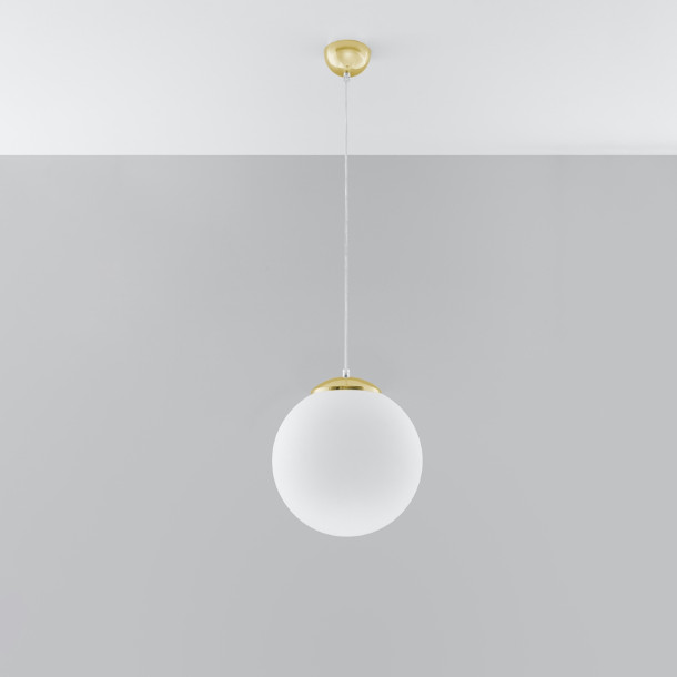 Lampe pendante Lumaena 30 dorée