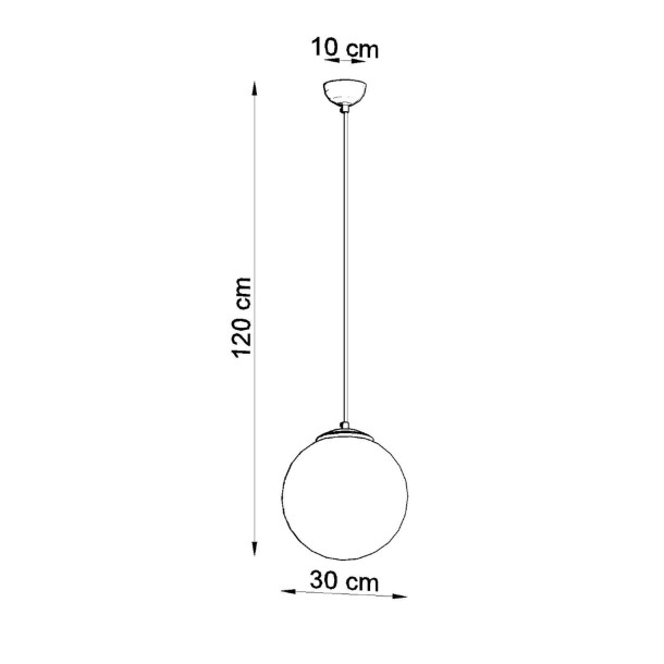 Lampe pendante Lumaena 30 dorée