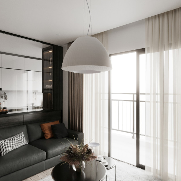 Lustre Noraiaor 60 blanc