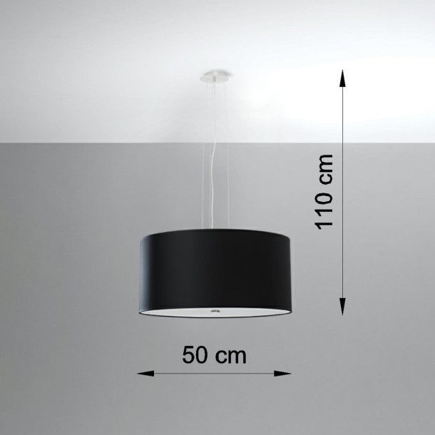 Lustre Novoen 50 noir