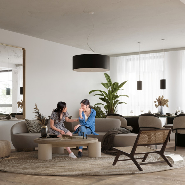 Lustre Novoen 50 noir