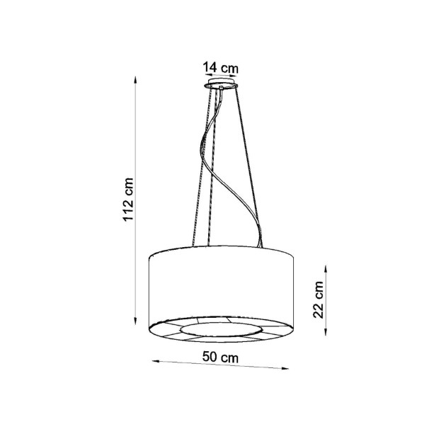Lustre Novena 50 noir