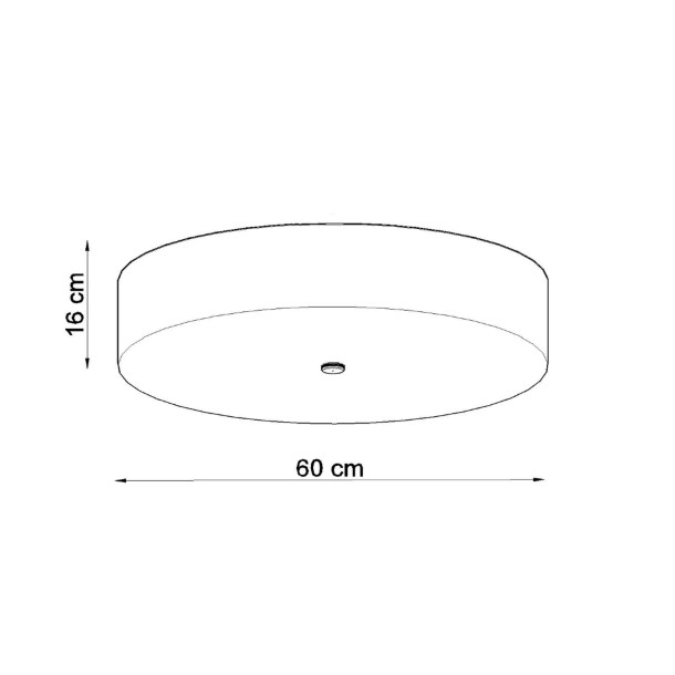 Plafonnier Calala 60 blanc