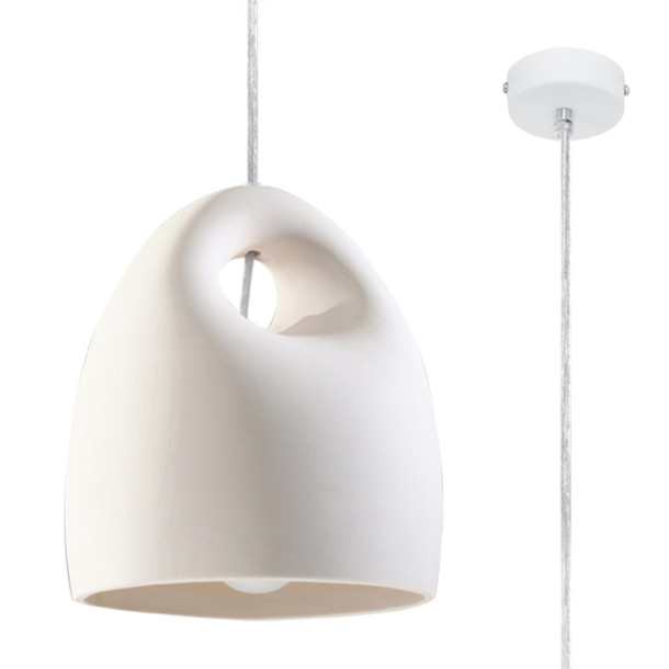 Lampe pendante en céramique Calela