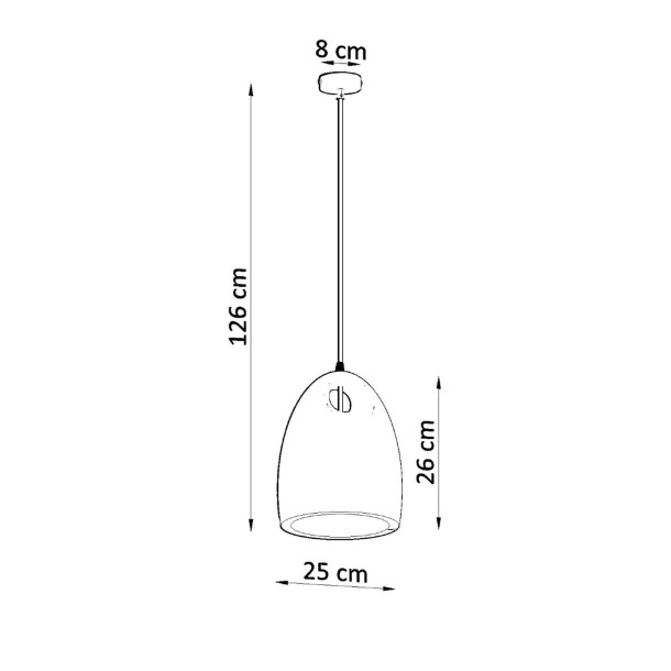 Lampe pendante en céramique Calela