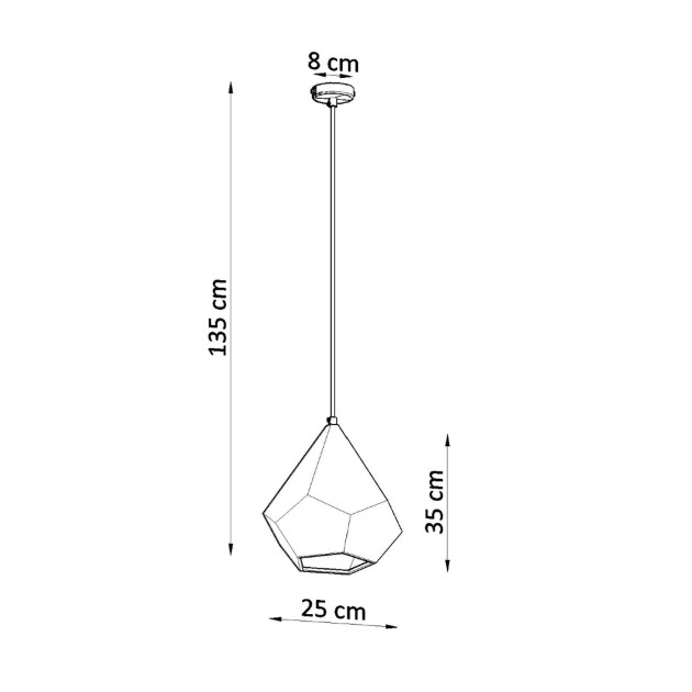 Lampe pendante en céramique Elyna
