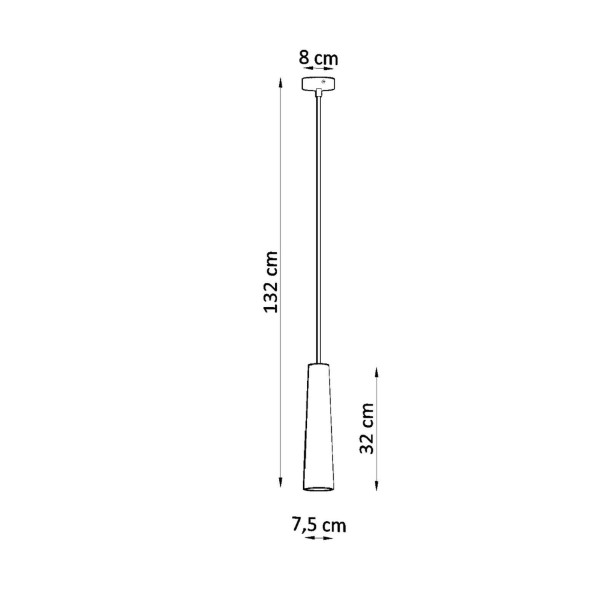Lampe suspendue en céramique Coraona
