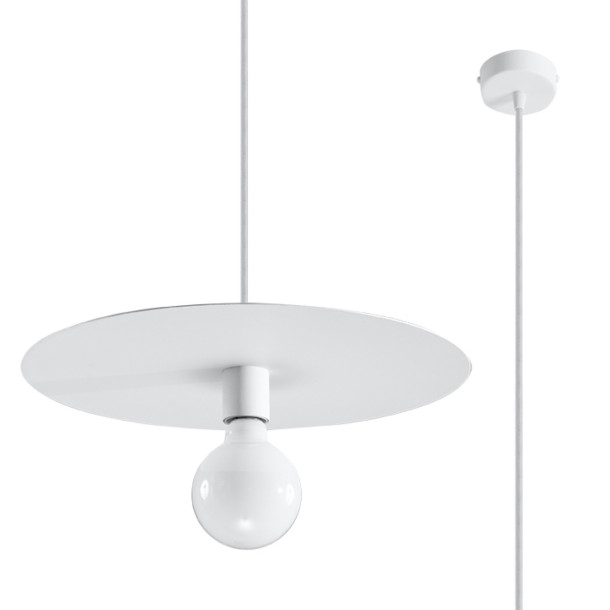 Lampe suspendue Veraiara blanc