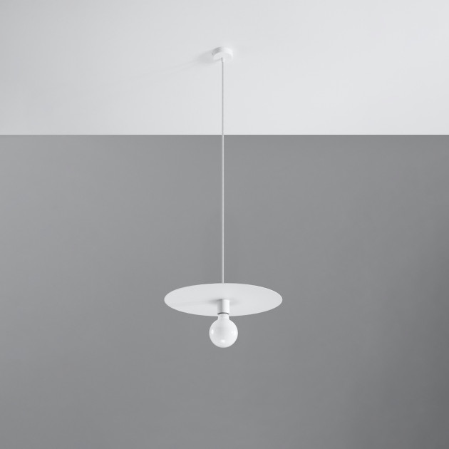 Lampe suspendue Veraiara blanc