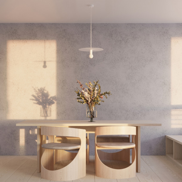 Lampe suspendue Veraiara blanc