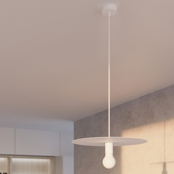 Lampe suspendue Veraiara blanc