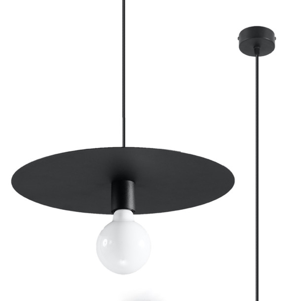 Lampe pendante Veraiara noir