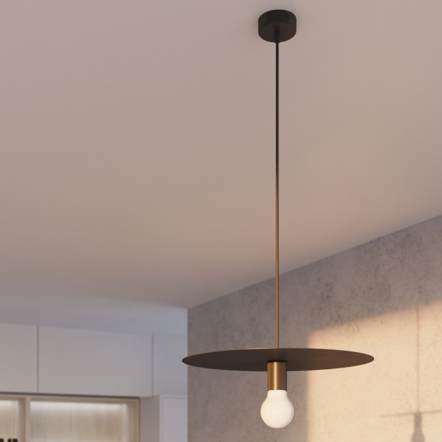 Lampe pendante Veraiara noir