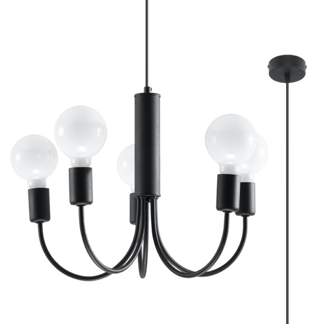 Lustre Coraear 5 noir