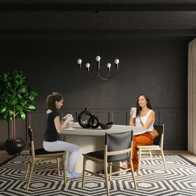 Lustre Coraear 5 noir