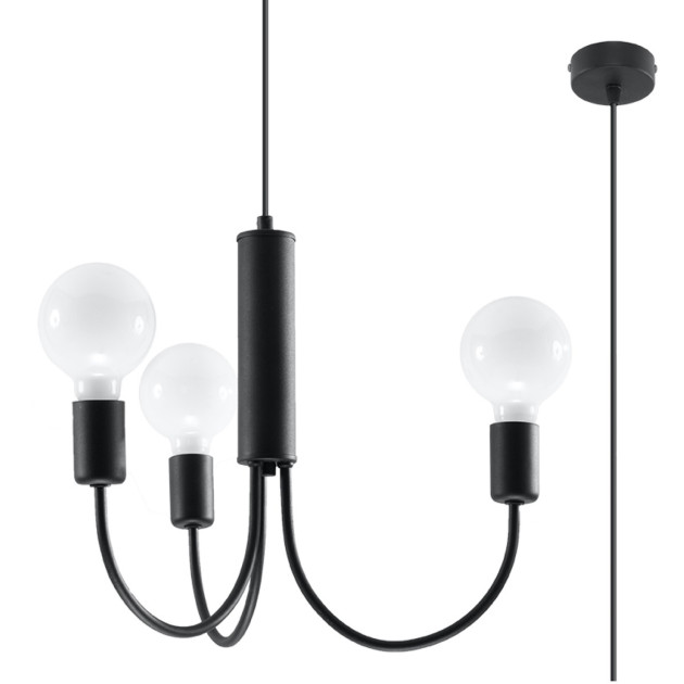 Lustre Coraear 3 noir