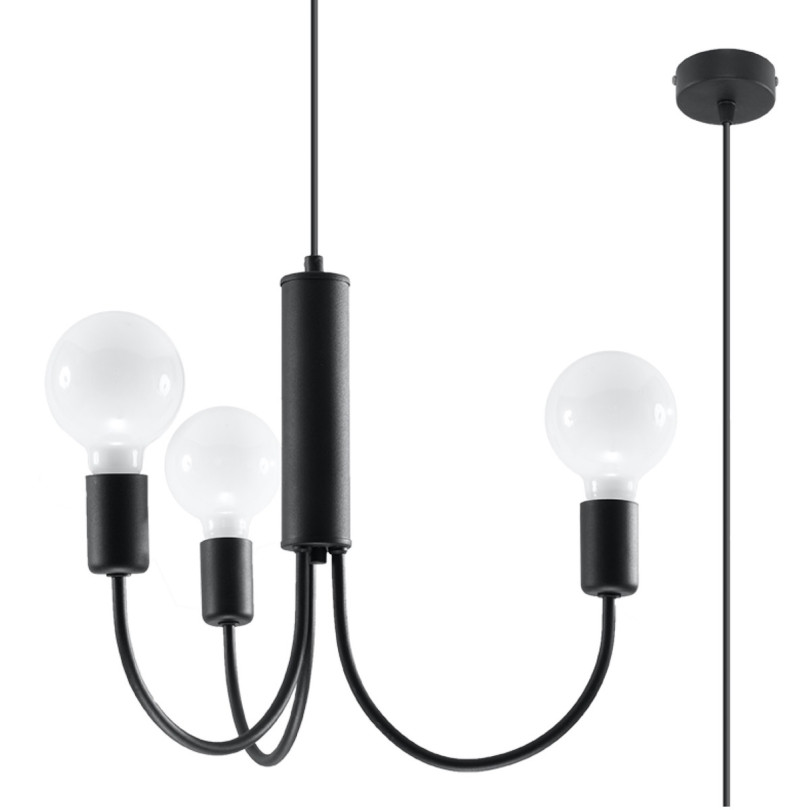 Lustre Coraear 3 noir