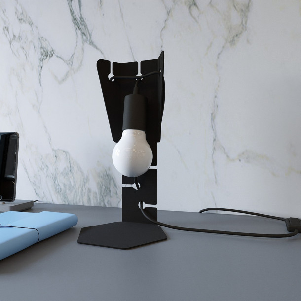 Lampe de table Zenaaeea noir