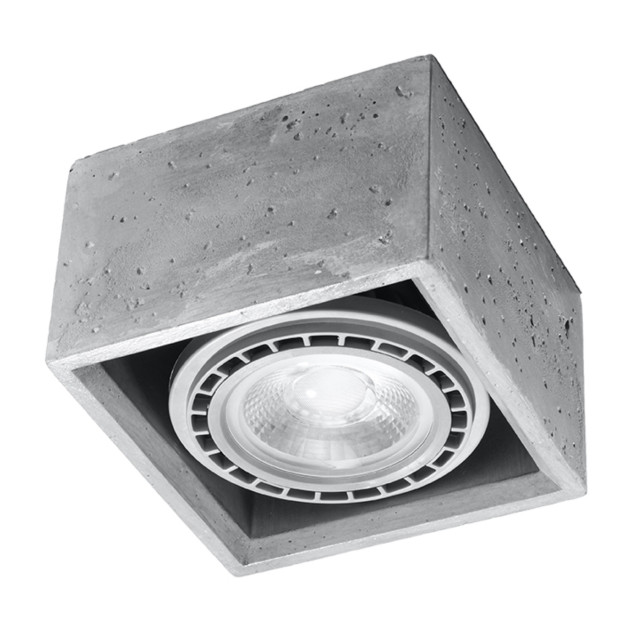 Plafonnier Coraaear 1 béton