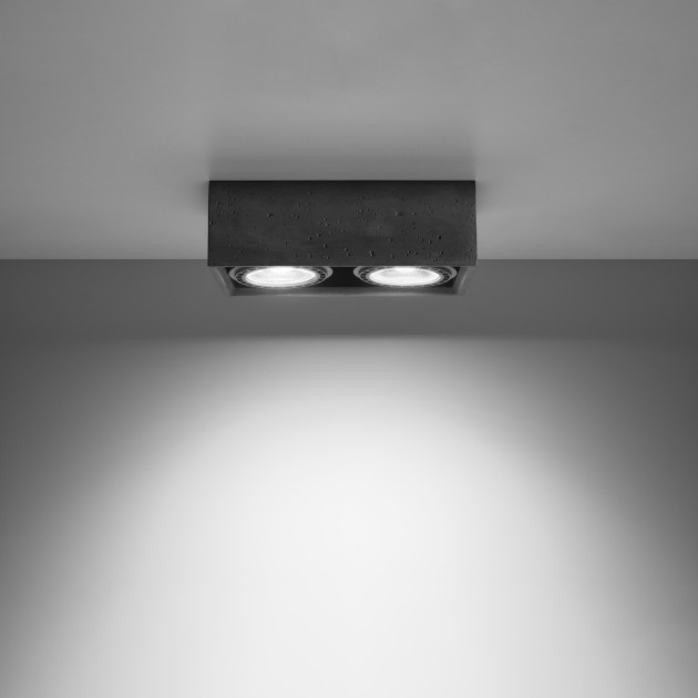 Plafonnier Coraaear 2 béton