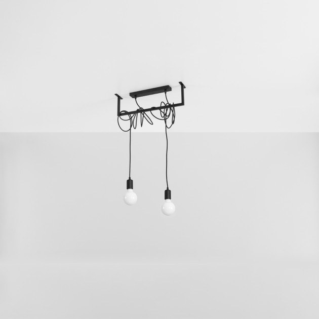 Lustre Luxeoon 2 noir
