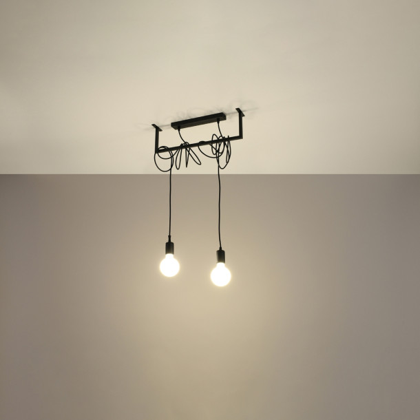 Lustre Luxeoon 2 noir