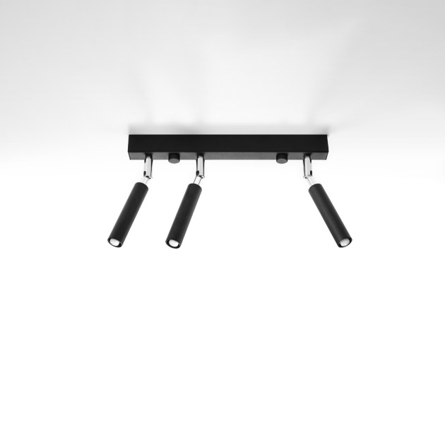 Plafonnier Zenaion 3 noir