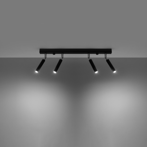 Plafonnier Zenaion 4 noir