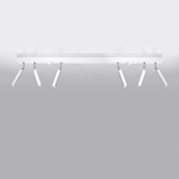 Plafonnier Zenaion 6 blanc