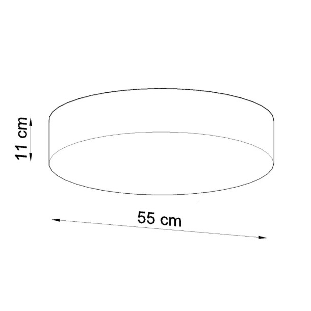 Plafonnier Lumiala 55 blanc