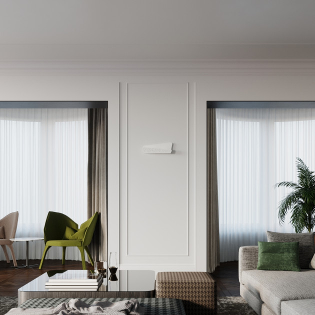 Applique Soliea blanc