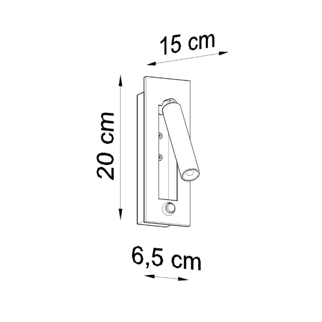 Applique Lineaoor noir