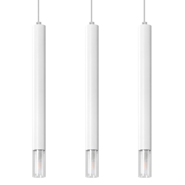Lampe suspendue Oraeys 3 blanc